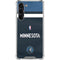 NBA Minnesota Timberwolves Jersey Galaxy S23 FE Clear Case